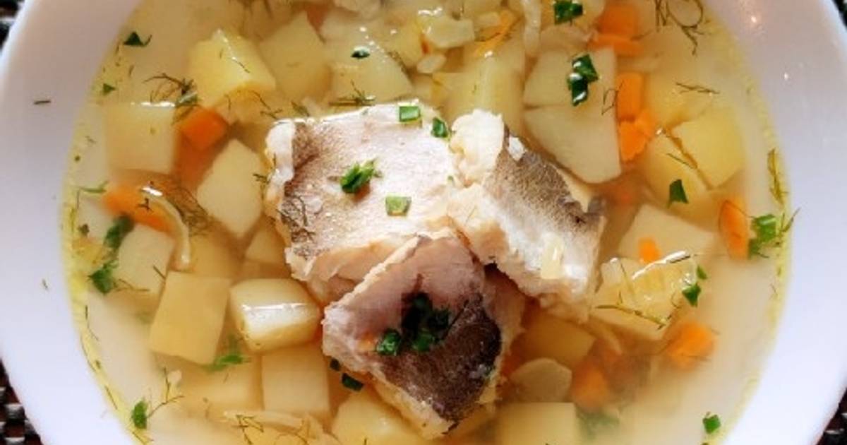 Рыбный суп из лосося со сливками