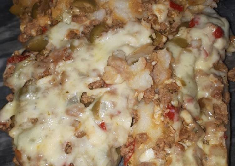 Pastel de papas con carne picada