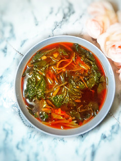 Foto resep Tumis Bayam Merah
