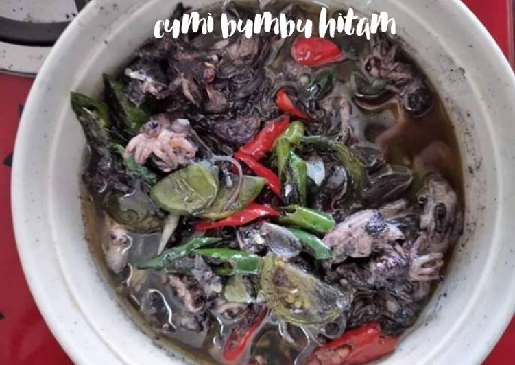 Cara memasak Cumi bumbu hitam Lezat