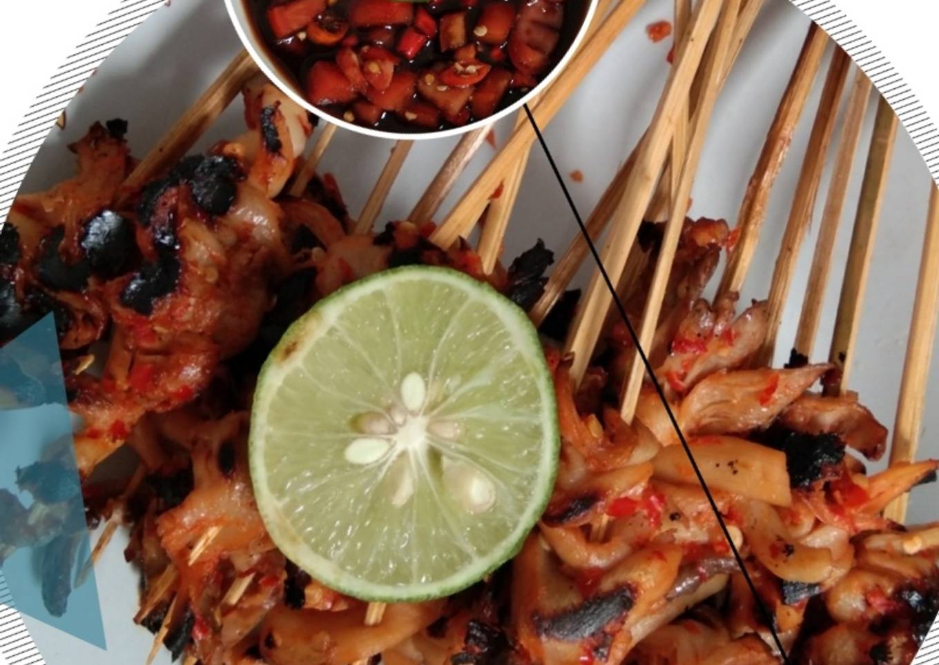 Sate Jamur Pedeesss 🤗