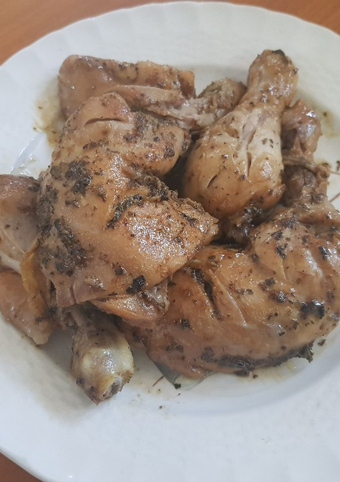 Una foto de Pollo con orégano súper fácil y rico