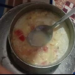 A picture of Fruit custard.