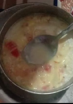 A picture of Fruit custard.