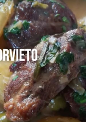 A picture of Pork cheeks Orvieto.