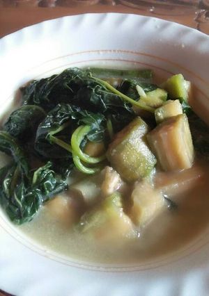 Foto resep Sayur Bobor Bayam Terong dan Labu Siam