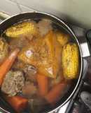 Puchero y sopa de arroz Erika #mercado