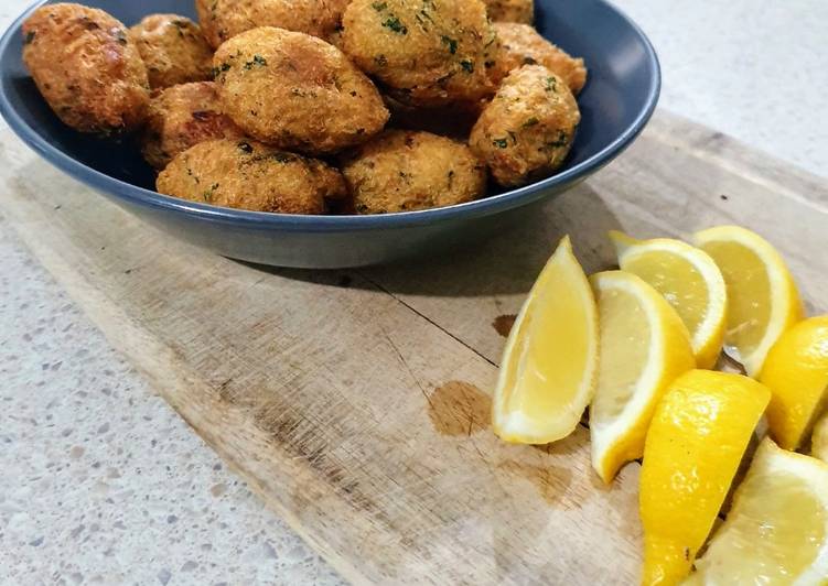 Step-by-Step Guide to Prepare Any-night-of-the-week Bolinho de Bacalhau (Salted Cod Croquettes) egg&amp;dairy free