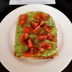 A picture of My Italian Inspired Avocado Toast. 😘.