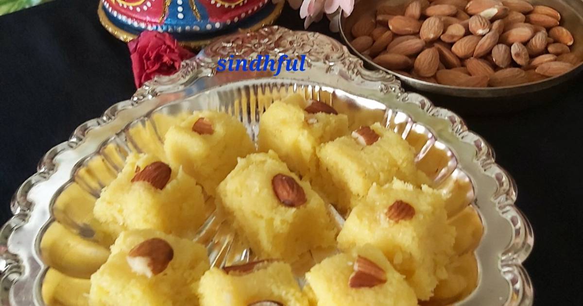 Coconut Burfi Recipe by Vidita Bhatia Cookpad