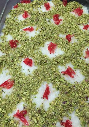 صورة لوصفة عمل حلاوة الرز