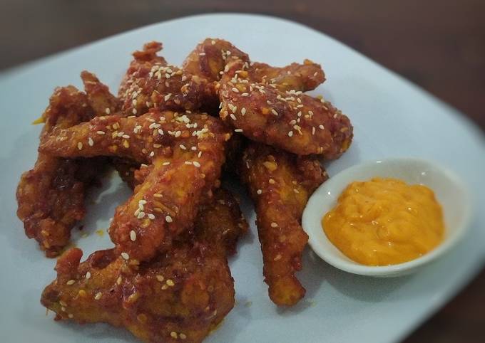Resep Spicy Chicken Wing Anti Gagal