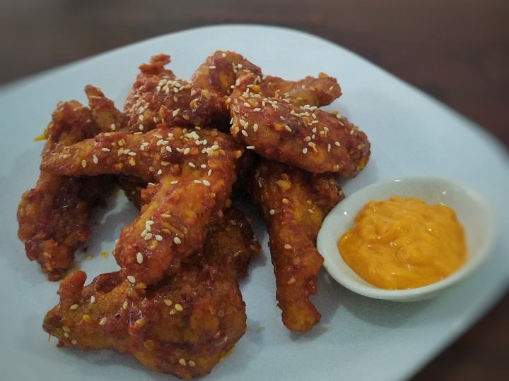 Resep Spicy Chicken Wing Anti Gagal