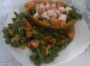 Una foto de Ceviche de mariscos