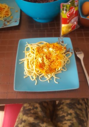 Una foto de Fideos a la romana