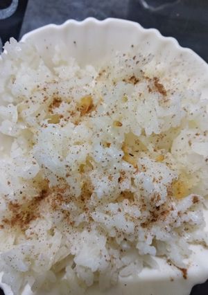 A picture of Rice pudding.