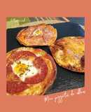 Mini pizzetas de obleas