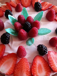 Foto di Cheesecake allo yogurt e frutti rossi