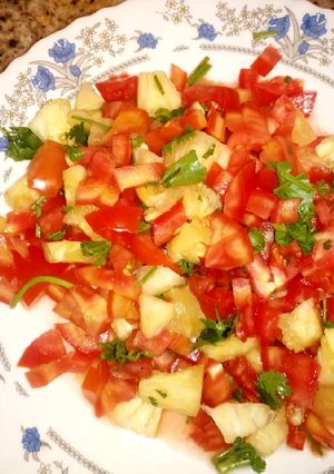 A picture of Pineapple salsa.