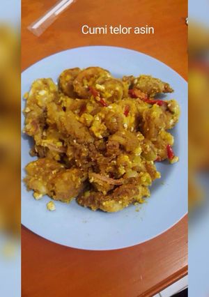 Foto resep Cumi telur asin