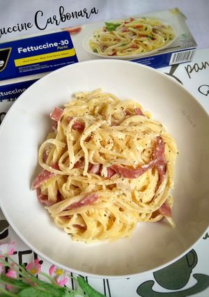 Foto resep Fettuccine Carbonara