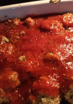 Una foto de Albóndigas de berenjenas con Thermomix