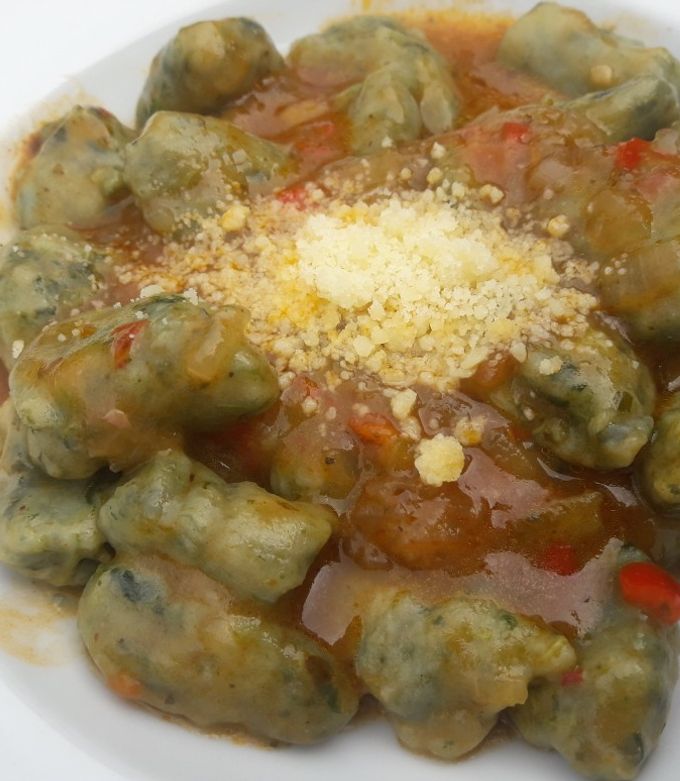 Una foto de Ñoquis de Espinacas y Papas