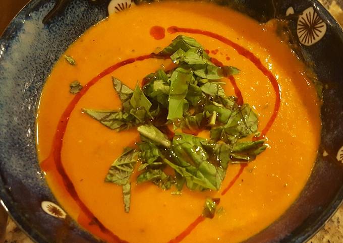 Step-by-Step Guide to Prepare Speedy Spicy Tomato Basil Soup