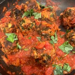 A picture of Mixed vegetable meatballs.