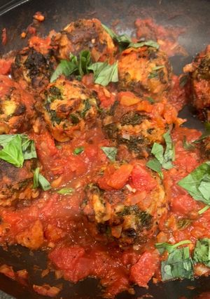 A picture of Mixed vegetable meatballs.