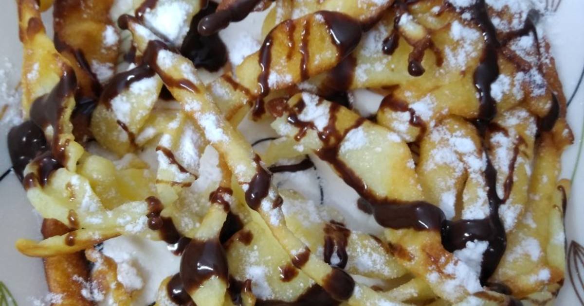 Funnel Cake (American Jalebi) Recipe by Mahrukh Mustaqeem Cookpad