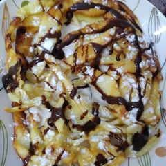 A picture of Funnel Cake (American Jalebi).