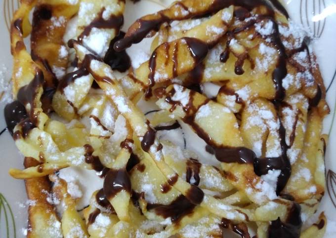 Recipe of Speedy Funnel Cake (American Jalebi)