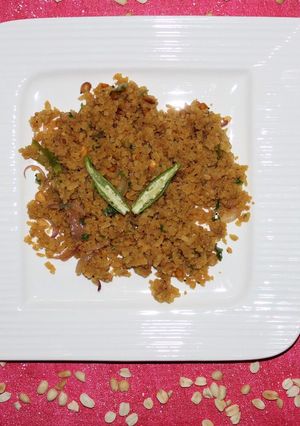 A picture of Tamarind poha.