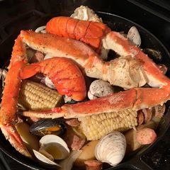 A picture of New England Seafood Bake 🦞.
