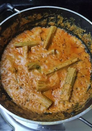 A picture of Mulakkaya gujju recipe.
