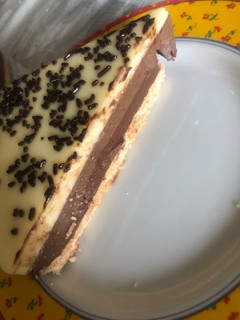 Una foto de Tarta de Tres Chocolates