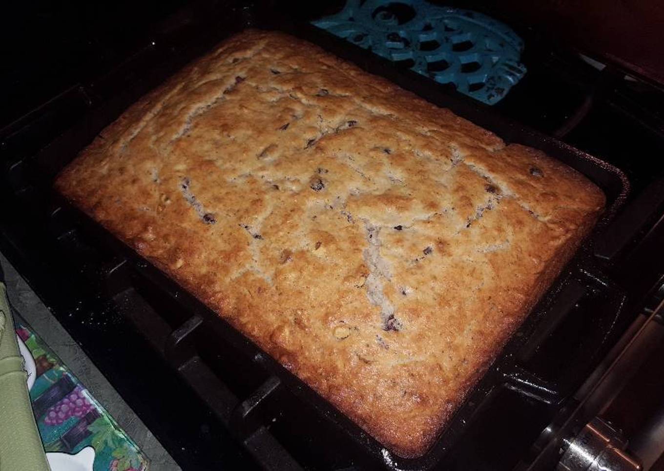 Banana walnut cranberry bread