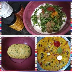 A picture of Methi masala paratha.