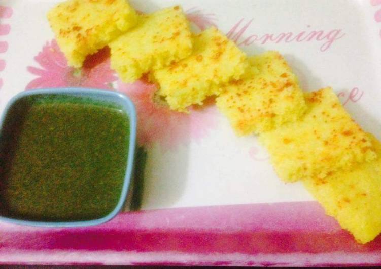 How to Cook Favorite Yellow oats dhokla