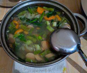 Cara Cepat Sayur sop sosis telur puyuh Lezat Mantap Cara Cepat Sayur sop sosis telur puyuh Lezat Mantap