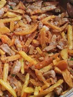 Brassói aprópecsenye szaftosan recept fotója