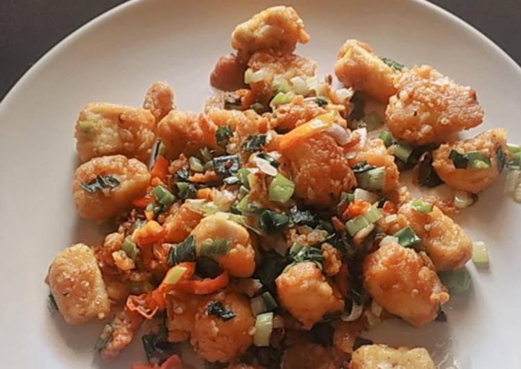 Bagaimana Membuat Tahu Cabe Garam, Lezat