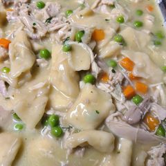 A picture of Chicken and Dumplings.