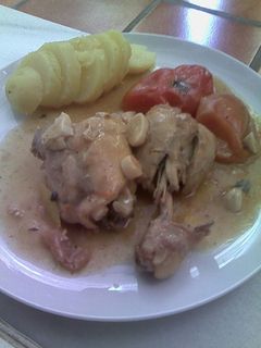 Una foto de Pollo al limón estilo Mari Trini