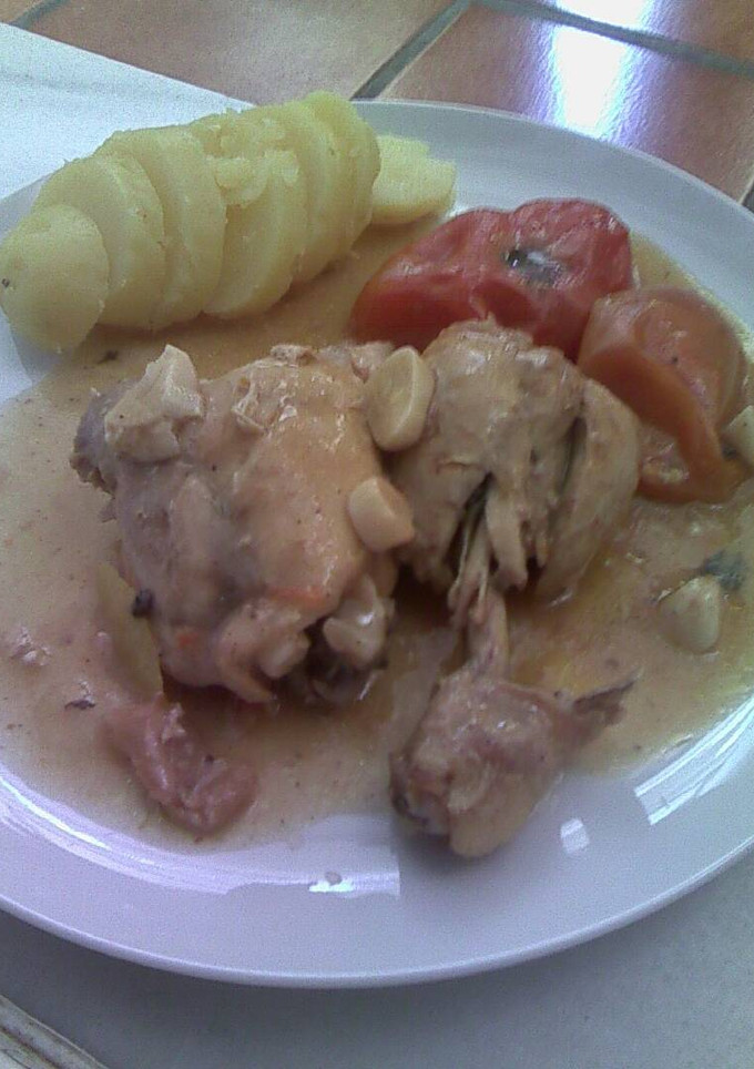Una foto de Pollo al limón estilo Mari Trini