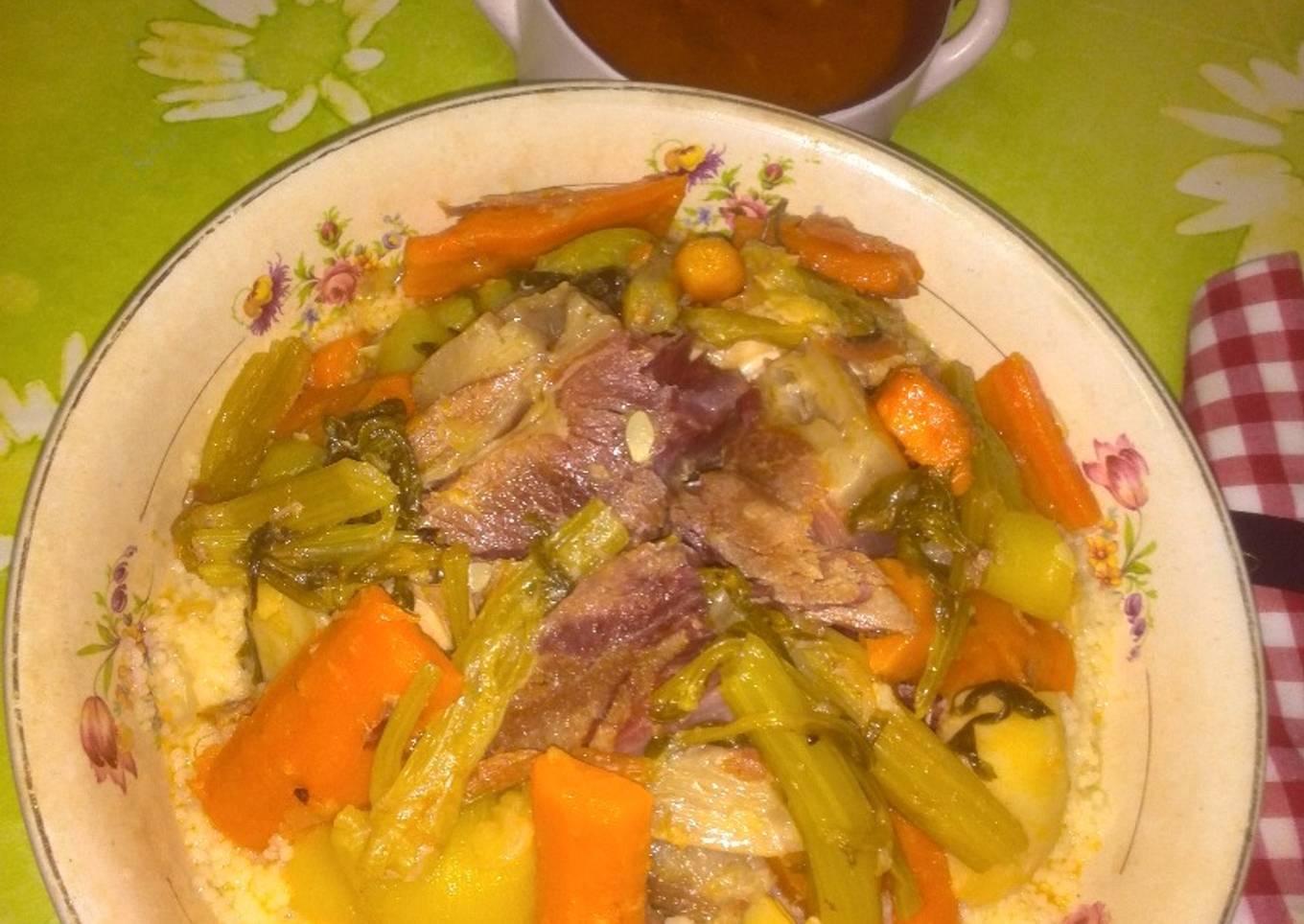 Cuscús con carne y verduras