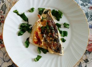 Foto di Filetto di spigola alla griglia