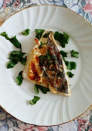 Foto di Filetto di spigola alla griglia