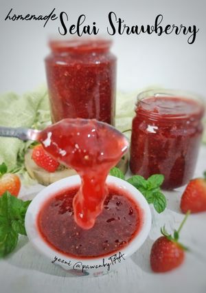 Foto resep Selai Strawberry Homemade
